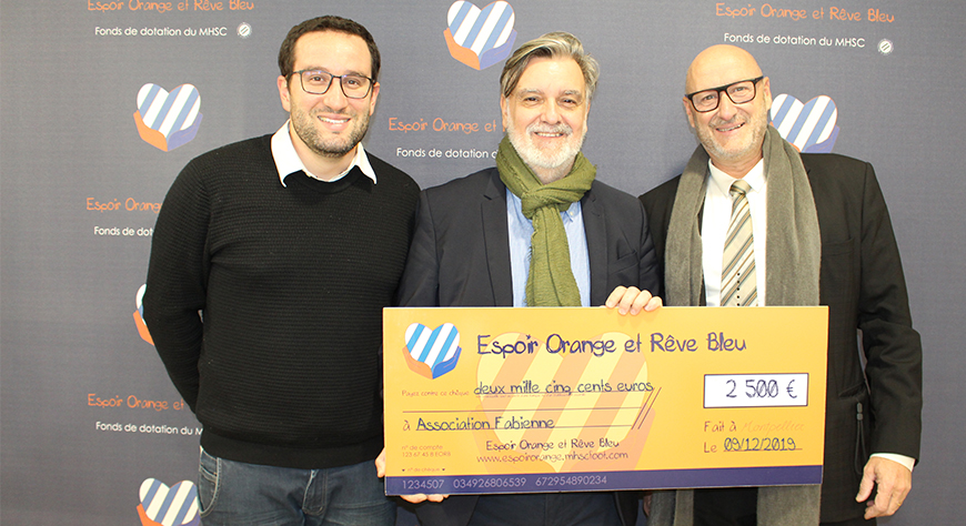 2500€ pour l'Association Fabienne