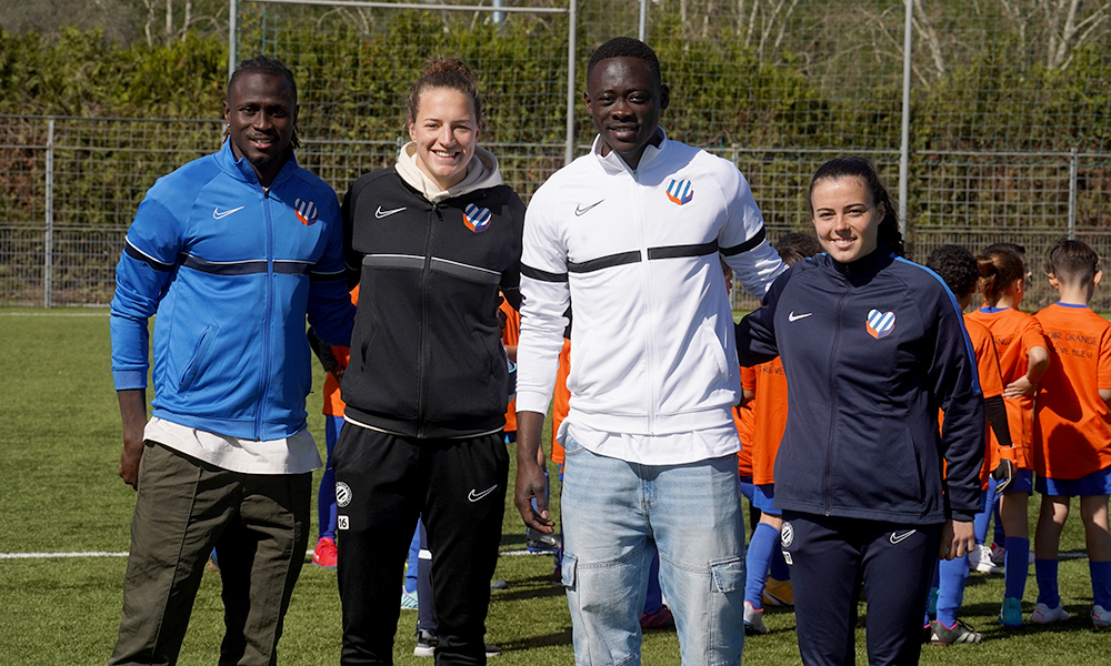 Coach MHSC avec les U9 de Castelnau-le-Lèz