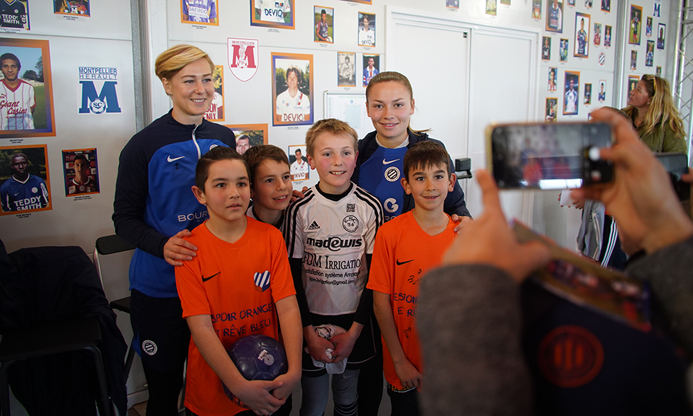 Coach MHSC avec les U10/U11 Coeur d'Hérault