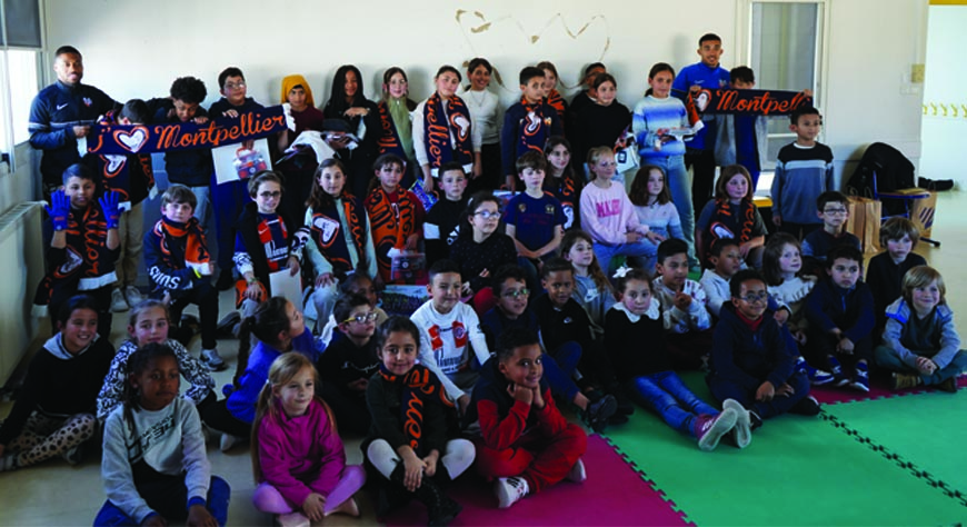 Le MHSC sur les bancs de l'école des Garrigues